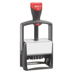 Colop Stamp Dater 2860 Metal Frame Classic 49x68mm Dual Pad Colop Stamp Dater 2860 Metal Frame Classic 49x68mm Dual Pad