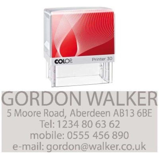 Colop Stamp Printer 30 Black G7 Handle