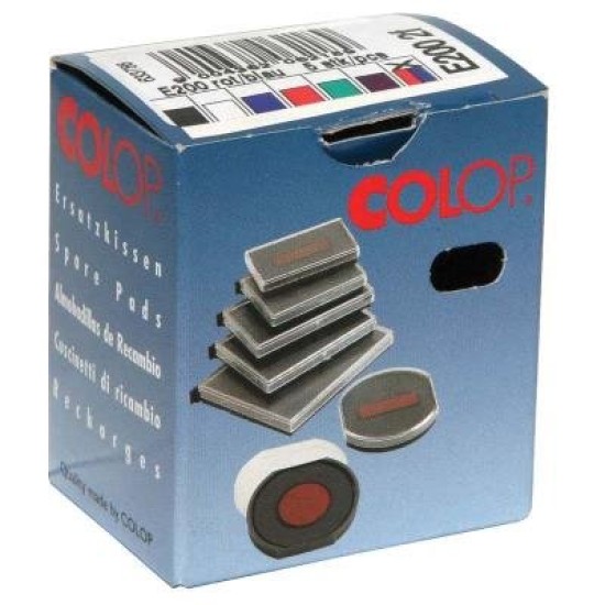 Colop Stamp Pad E/2100/2 Blue Red 24x41mm Dual Colour