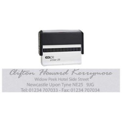 Colop Printer 25 Oblong Black Colop Printer 25 Oblong Black