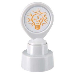 Colop Motivational Stamp Orange Light Bulb Colop Motivational Stamp Orange Light Bulb