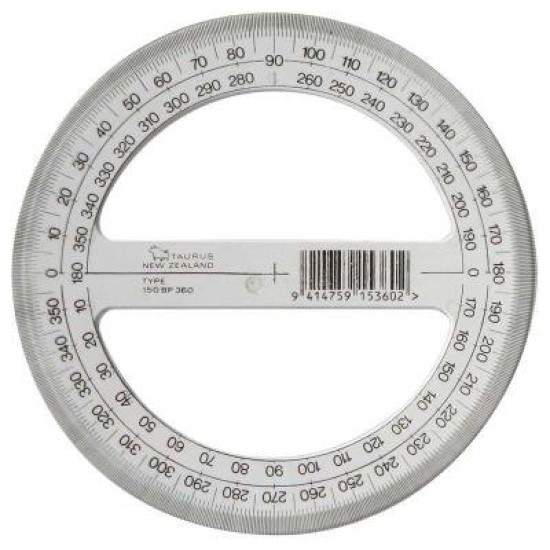 Taurus Protractor 15cm 360