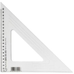 Taurus set square 21cm longest side 45 degree taurus straight edge Taurus set square 21cm longest side 45 degree taurus straight edge