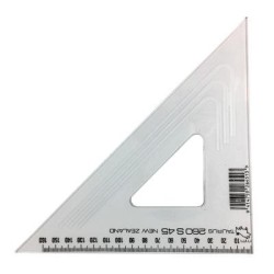 Taurus Set Square 26cm Straight Edged 45 Degrees Taurus Set Square 26cm Straight Edged 45 Degrees