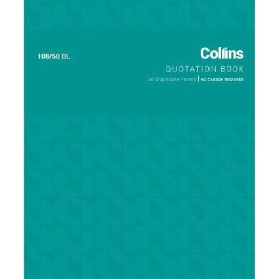 Collins Goods Delivery A5DL Duplicate No Carbon Required