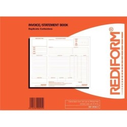 Rediform Book RTINV/3 Invoice Statement Triplicate 50 Leaf