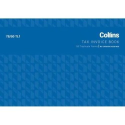 Collins Tax Invoice 78/50TL1 Triplicate No Carbon Required Collins Tax Invoice 78/50TL1 Triplicate No Carbon Required
