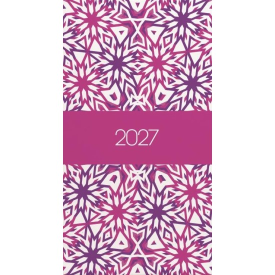 DIARIES 2027 Collins Diary Slimline Kaleidoscope Week To View 2027 page: 44
