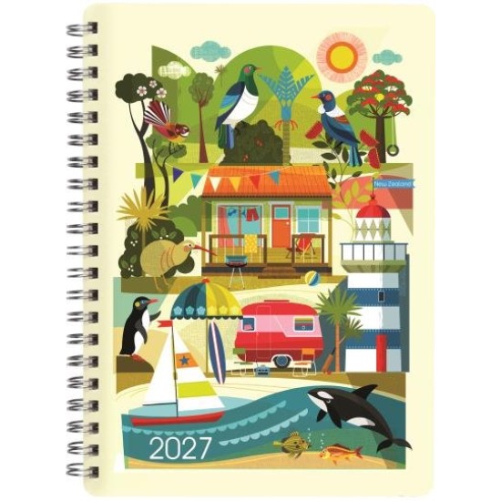 DIARIES 2027 Collins Diary A53 Kiwi Vibe Wiro PP With Note Pad 2027 page: 31