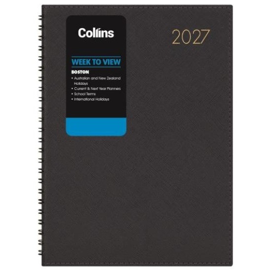 DIARIES 2027 Collins Diary Boston A43 Week To View Navy 2027  page: 15