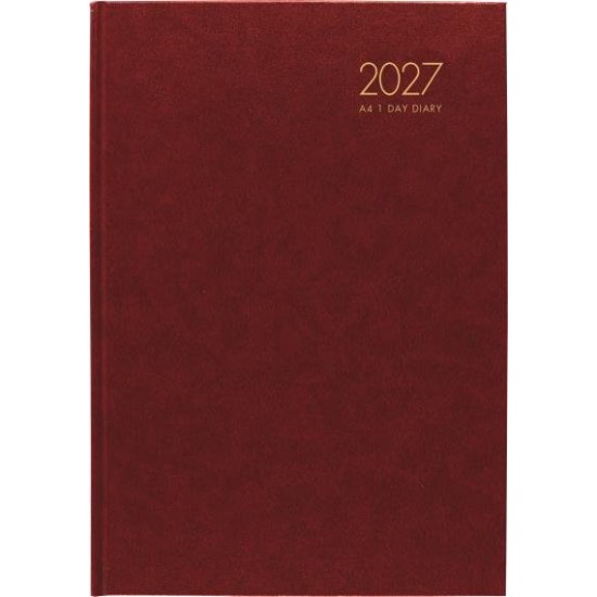 DIARIES 2027 Windsor Diary A41 Day To Page Red 2027  page: 14