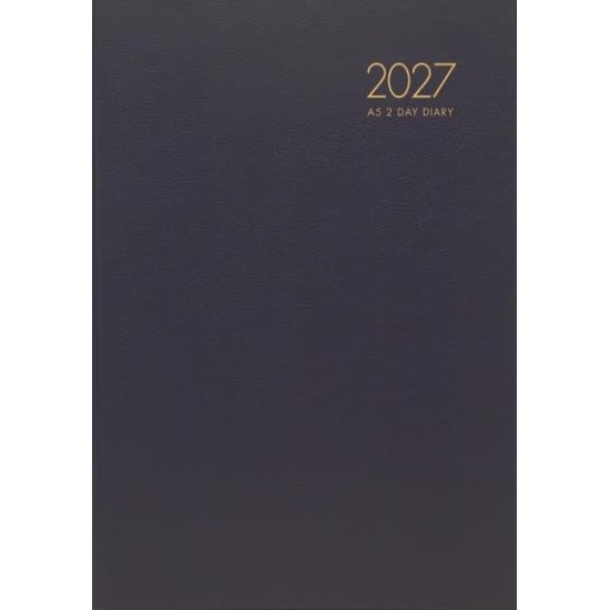 DIARIES 2027 Windsor Diary A52 2 Day To Page Navy 2027  page: 27