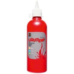 Metallic Liquitemp Poster Paint 500ml Red Metallic Liquitemp Poster Paint 500ml Red