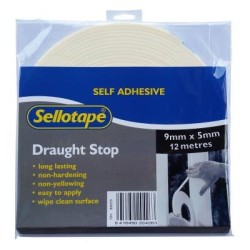 Sellotape Draught Stop 5mmx9mmx12m Sellotape Draught Stop 5mmx9mmx12m