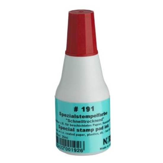 Noris Quick-Dry Ink 25ml #191 Red