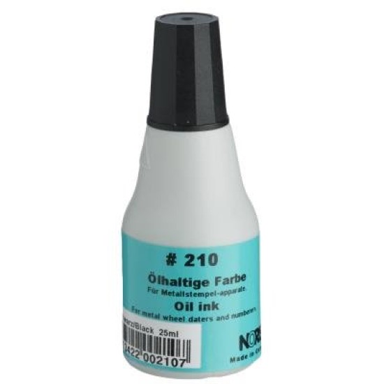 Noris Metal Stamp Ink 25ml #210 Black
