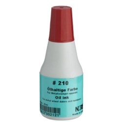 Noris Metal Stamp Ink 25ml #210 Red