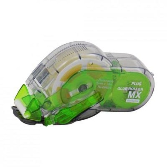 Plus Non-Permanent Glue Roller MX Refillable 15mm x 12m TG-0945