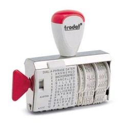 Trodat Classic Dater 1117/L Dial-A-Phrase Trodat Classic Dater 1117/L Dial-A-Phrase