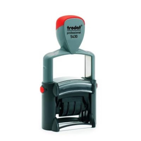 Trodat Professional Text Dater 5430/L Rec/Pd/Fx