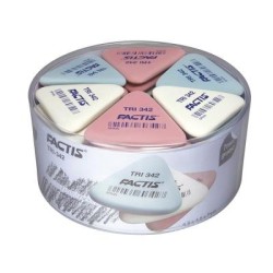 Factis Eraser TRI 342 Triangular Synthetic Rubber Assorted Colours Factis Eraser TRI 342 Triangular Synthetic Rubber Assorted Colours