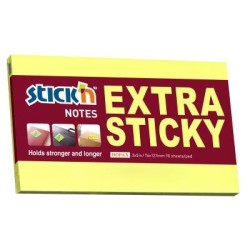Stick'n Note Extra Sticky 76x127mm 90 Sheet Neon Lemon Stick'n Note Extra Sticky 76x127mm 90 Sheet Neon Lemon