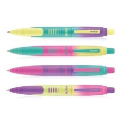 Milan Sunset Range Ballpoint Pens Blue Ink