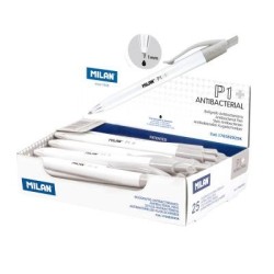 Milan P-1 Antibacterial Ballpoint Pens Black Ink Milan P-1 Antibacterial Ballpoint Pens Black Ink