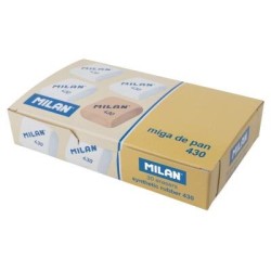 Milan Erasers 430 Synthetic Rubber Assorted Colours Milan Erasers 430 Synthetic Rubber Assorted Colours