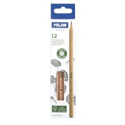 Milan HB Pencil Pack 12 Hexagonal Milan HB Pencil Pack 12 Hexagonal