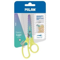 Milan Sunset Scissors 134mm 5.2 inch Yellow Handle Milan Sunset Scissors 134mm 5.2 inch Yellow Handle