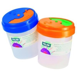 Milan Paint Pot with Slide Lid Assorted Colours Milan Paint Pot with Slide Lid Assorted Colours