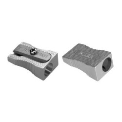 Milan Pencil Sharpener Aluminium One Hole Milan Pencil Sharpener Aluminium One Hole