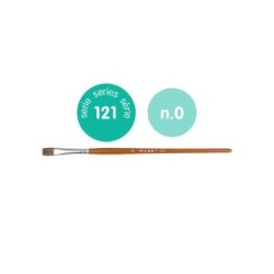 Milan School Brush 121 Series Flat Size 0 Milan School Brush 121 Series Flat Size 0
