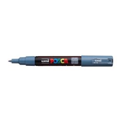 Uni Posca Marker 0.7mm Ultra-Fine Round Tip Slate Grey PC-1M Uni Posca Marker 0.7mm Ultra-Fine Round Tip Slate Grey PC-1M