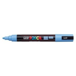 Uni Posca Marker 1.8-2.5mm Med Bullet Sky Blue PC-5M Uni Posca Marker 1.8-2.5mm Med Bullet Sky Blue PC-5M