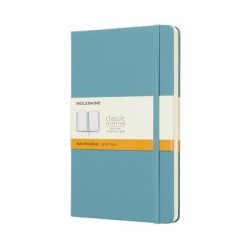 Moleskine Notebook Large Ruled Reef Blue Hard