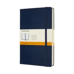 Moleskine Notebook Large Expanded Ruled Sapphire Blue Hard