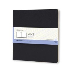 Moleskine Art Cahier Sketch Album Squared Black Moleskine Art Cahier Sketch Album Squared Black