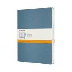 Moleskine Cahier Journal XL Ruled Brisk Blue Pack 3 Moleskine Cahier Journal XL Ruled Brisk Blue Pack 3
