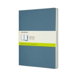 Moleskine Cahier Journal XL Plain Brisk Blue Pack 3 Moleskine Cahier Journal XL Plain Brisk Blue Pack 3