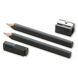 Moleskine Black Pencil Set with Sharpener Moleskine Black Pencil Set with Sharpener