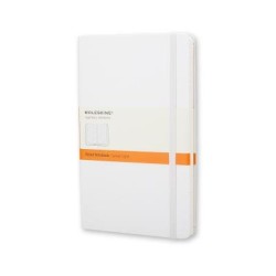 Moleskine Notebook Pocket Ruled White Hard