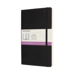 Moleskine Notebook Black Large Ruled Soft Cover Moleskine Notebook Black Large Ruled Soft Cover