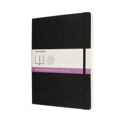 Moleskine Notebook Black XL Ruled Soft Cover