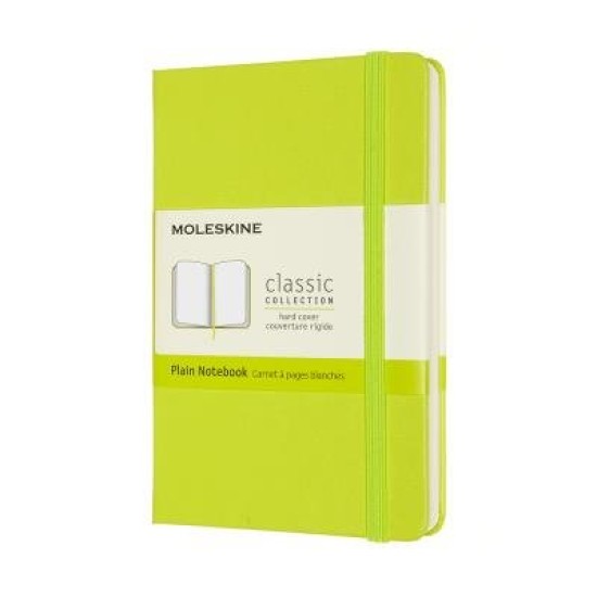 Moleskine Notebook Pocket Plain Lemon Green Hard