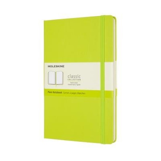 Moleskine Notebook Large Plain Lemon Green Hard