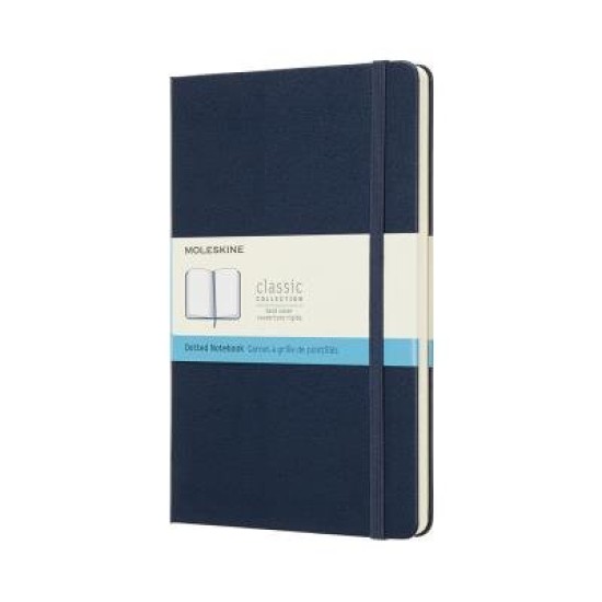 Moleskine Notebook Large Dot Sapphire Blue Hard