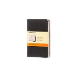 Moleskine Cahier Journals Pocket Black Ruled Pack 3 Moleskine Cahier Journals Pocket Black Ruled Pack 3