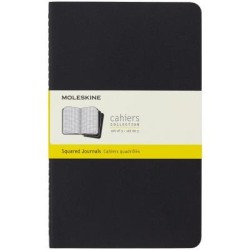 Moleskine Cahier Journals Large Black Square Pack 3 Moleskine Cahier Journals Large Black Square Pack 3